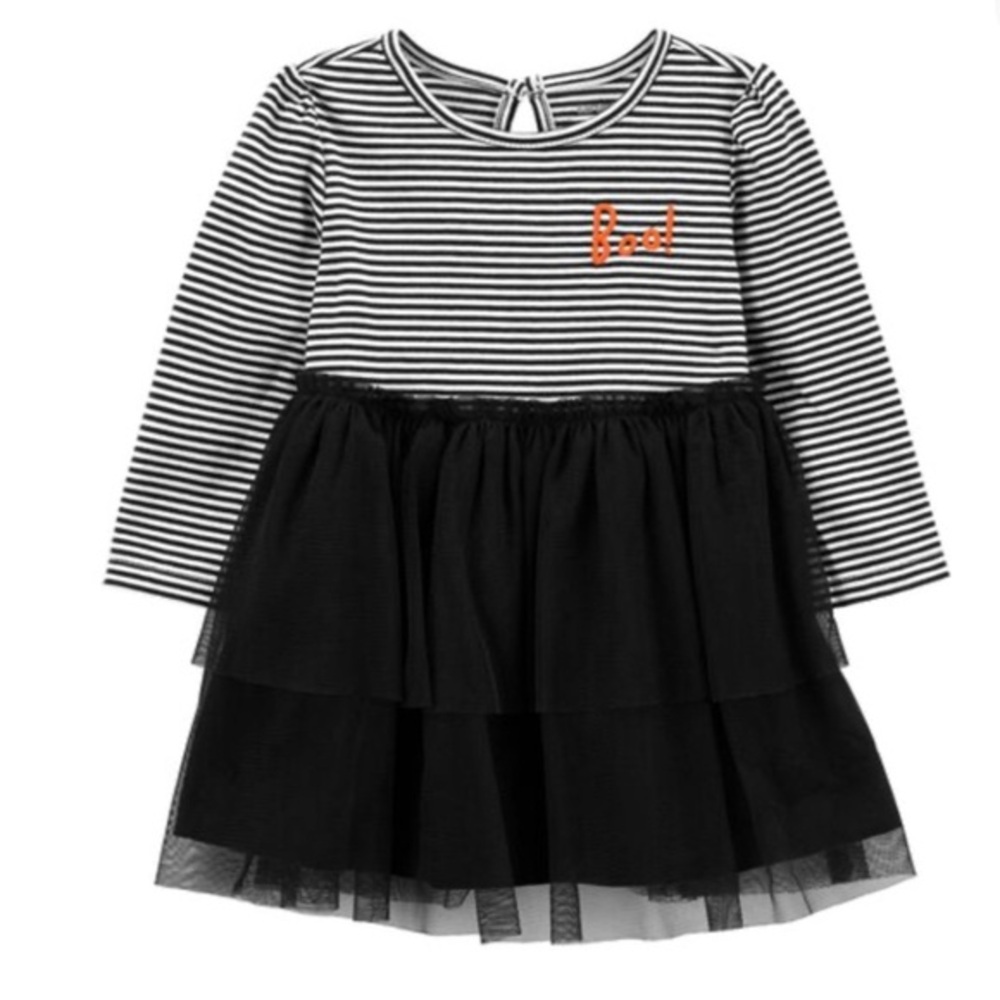 Brand New Baby Girl Halloween Tutu Jersey Dress, Size 3 months, NWT